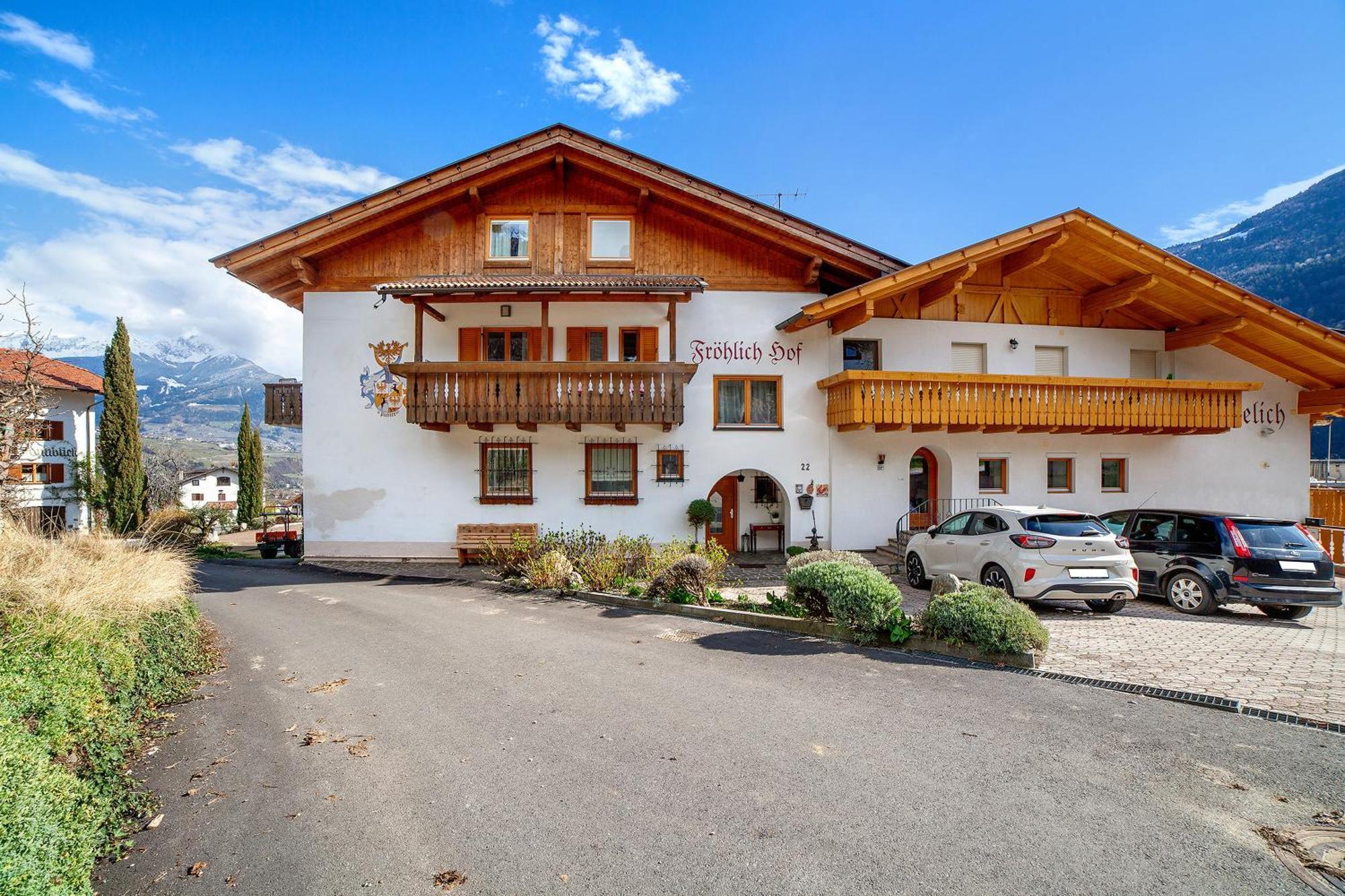 Froehlichhof Wohnung Apfelbluete Lagundo Exteriör bild
